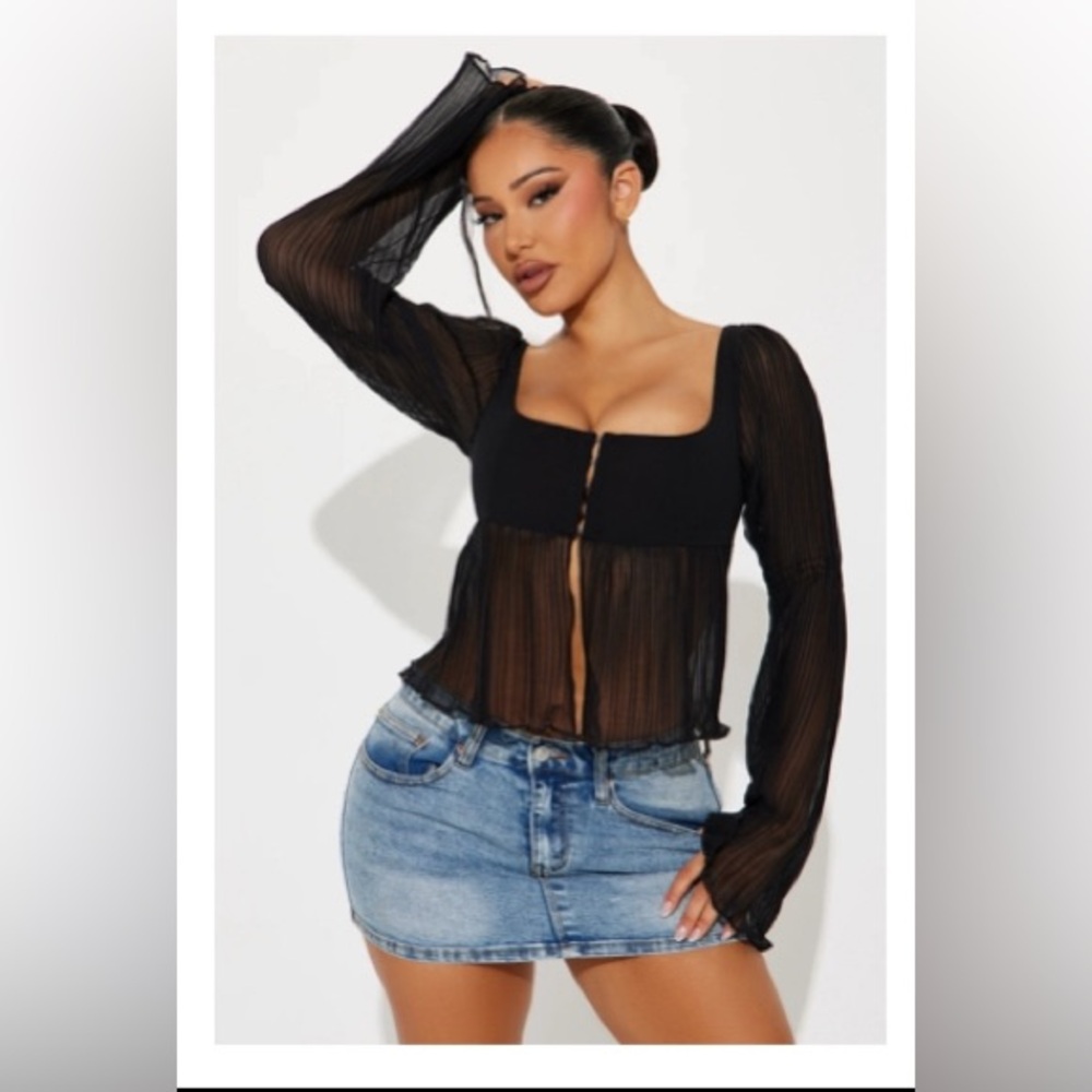 FN Beauty and Grace see through top